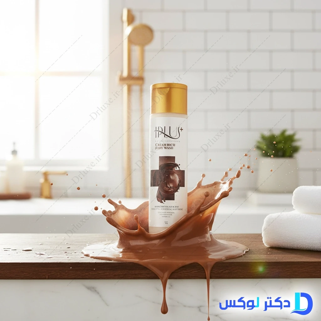 شامپو بدن کرمی شکلات تلخ آی پلاس